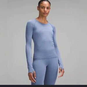 Lululemon Swiftly Tech Long Sleeve 2.0 Race Length Oasis Blue